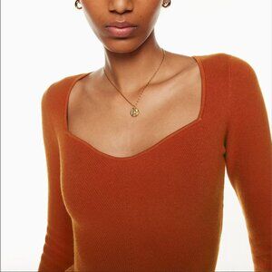 Aritzia Wilfred Tuscany Sweater - Revel Red